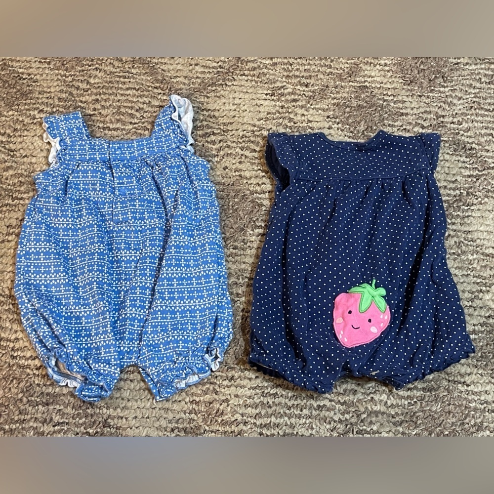 🌼4/$25🌼 Carter’s 3 month romper bundle - Picture 2 of 5